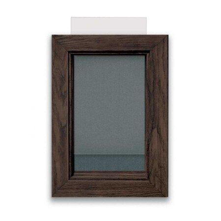 United Visual Products Indoor Enclosed Combo Board, 72"x36", Black Frame/Blue & Blue Spruce UVCB7236B-BLUE-BLSPRU